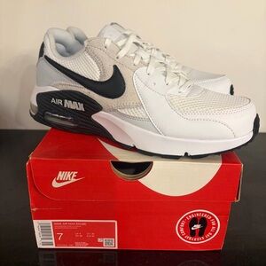 Nike Air Max Excee White and Gray Sneakers - Men’s 7